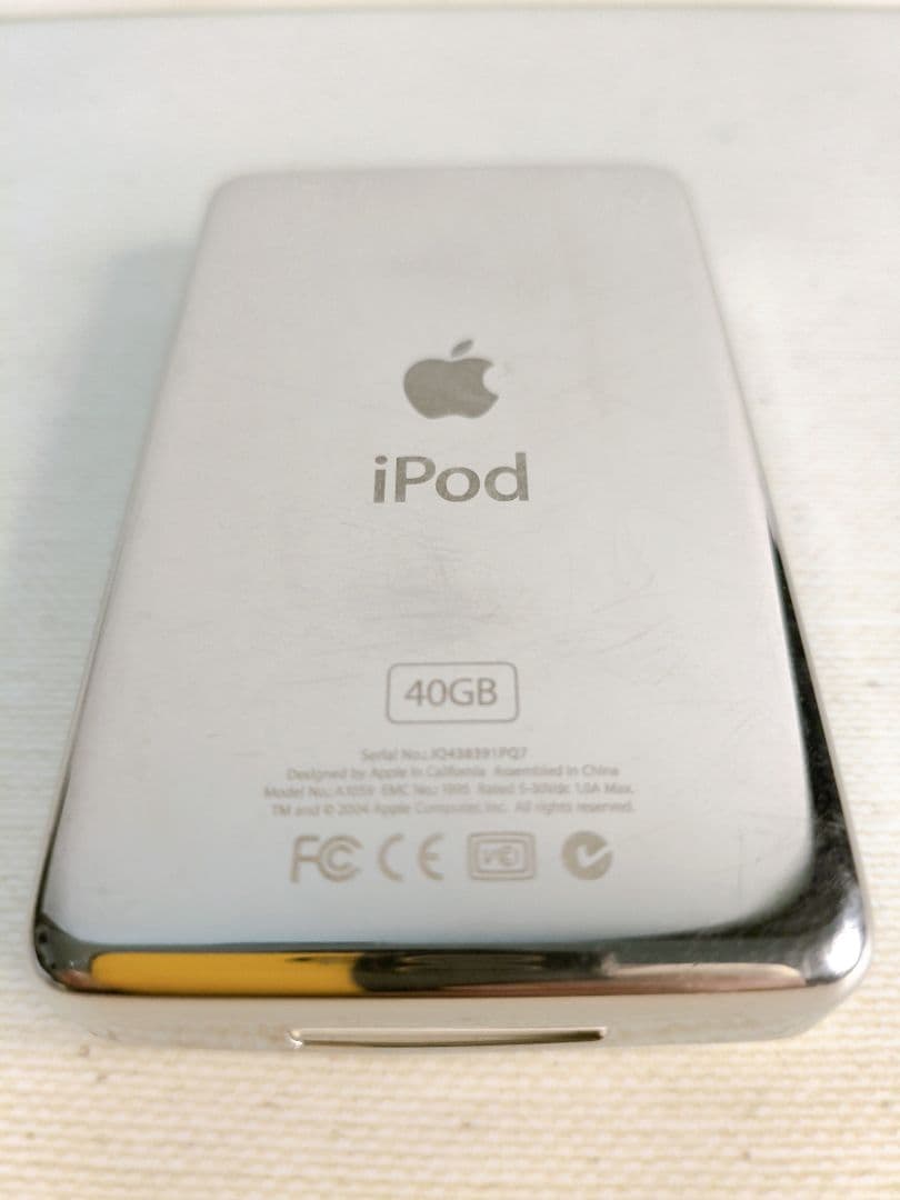 iPod classic 40GB 動作確認済み