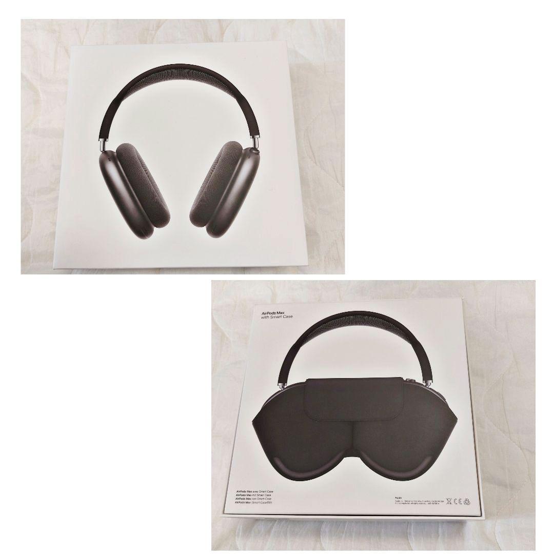 Apple AirPodsMax 第1世代　スペースグレー　黒　美品　付属品付き