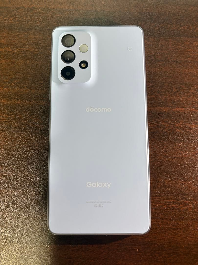 【SIMフリー】Galaxy A53 docomo ブルー