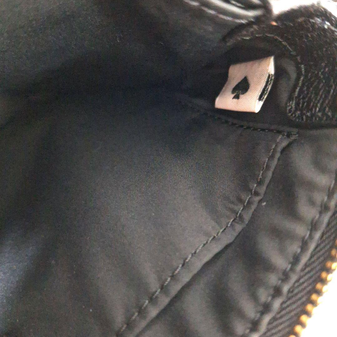 Used ♥ ケイトスペード ボディーバッグ ショルダー ブラック ゴールド
