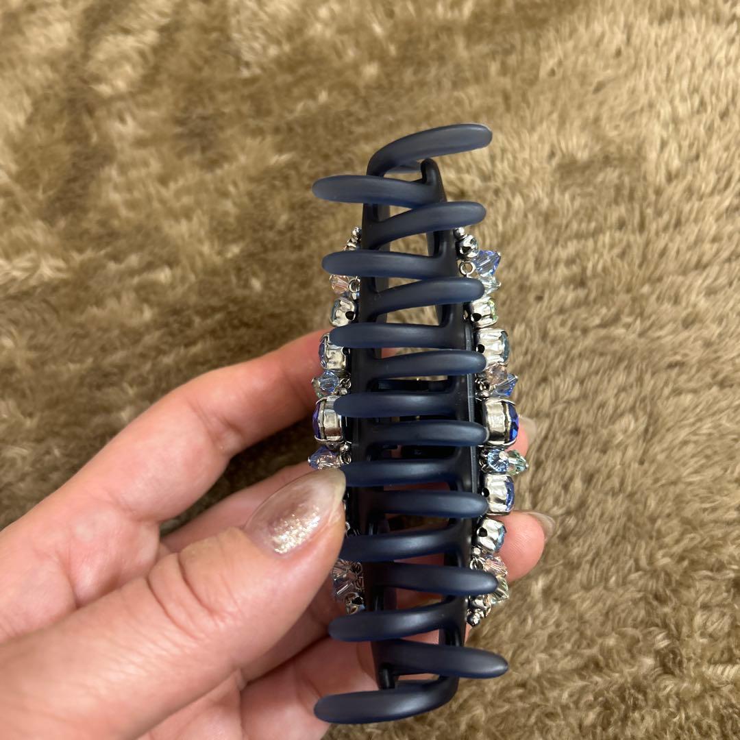 美品　Complex Biz コンプレックス ビズ バンスクリップ（サファイア）