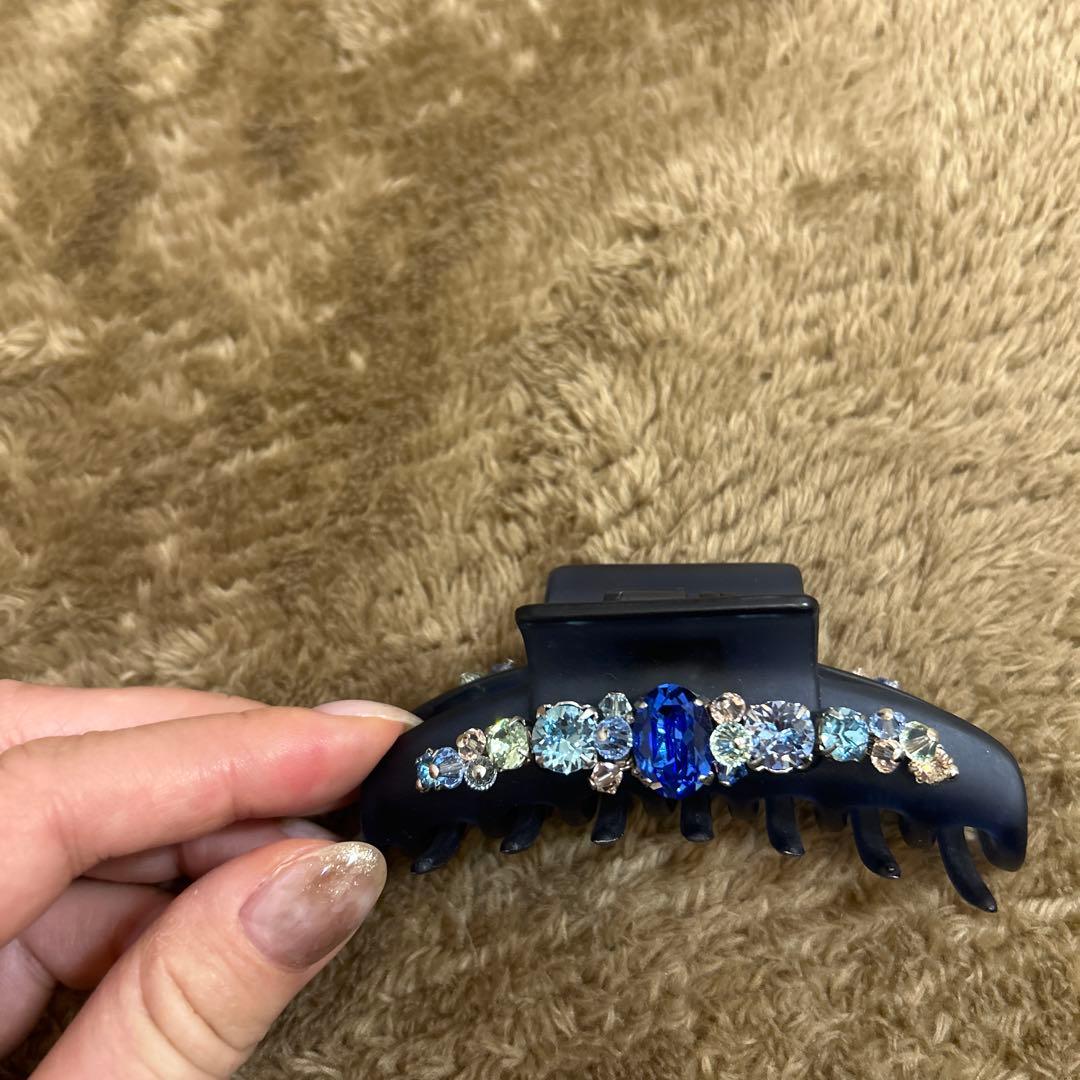 美品　Complex Biz コンプレックス ビズ バンスクリップ（サファイア）