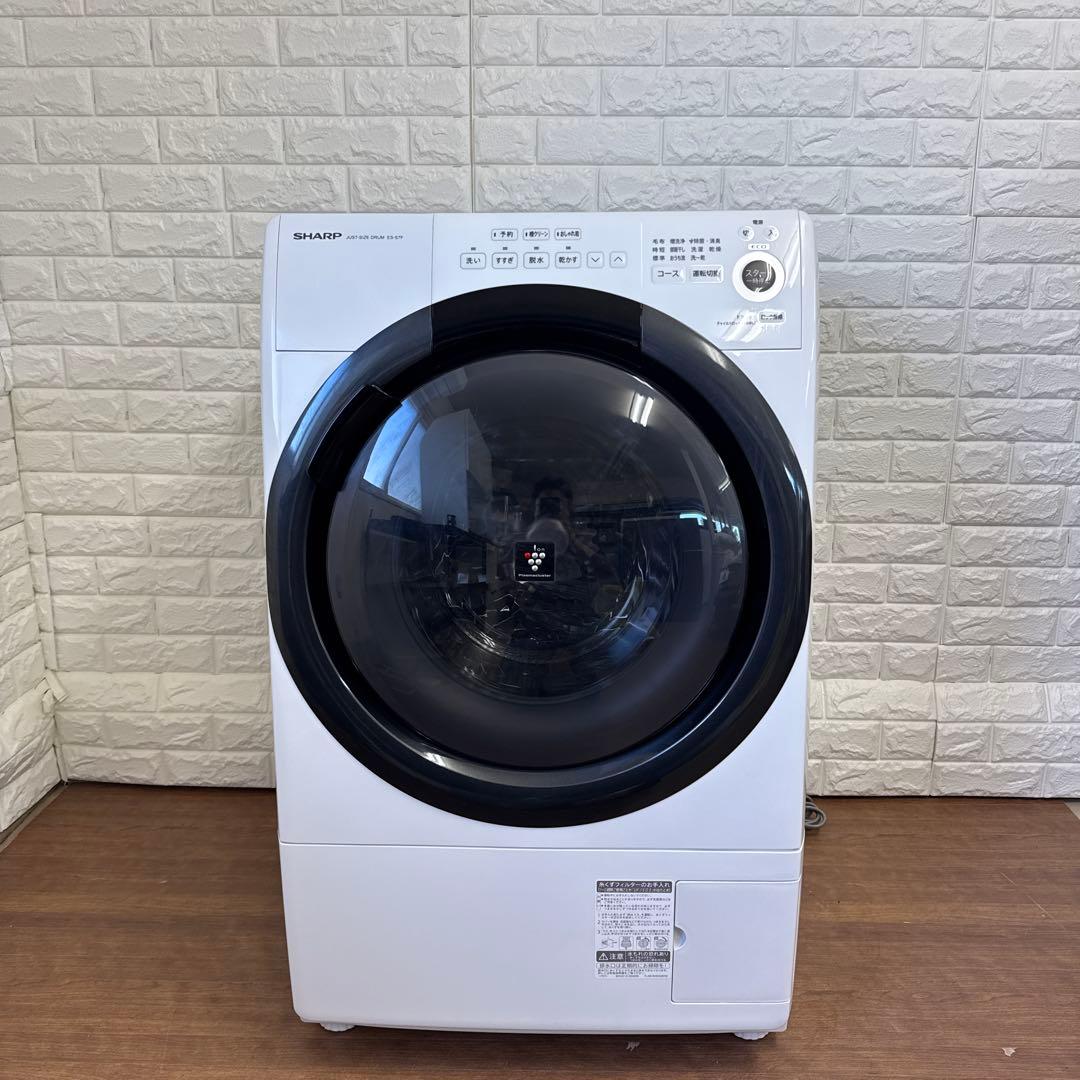 むー　ドラム式洗濯機 ES-S7F-WR 2021年製　容量7キロ　美品