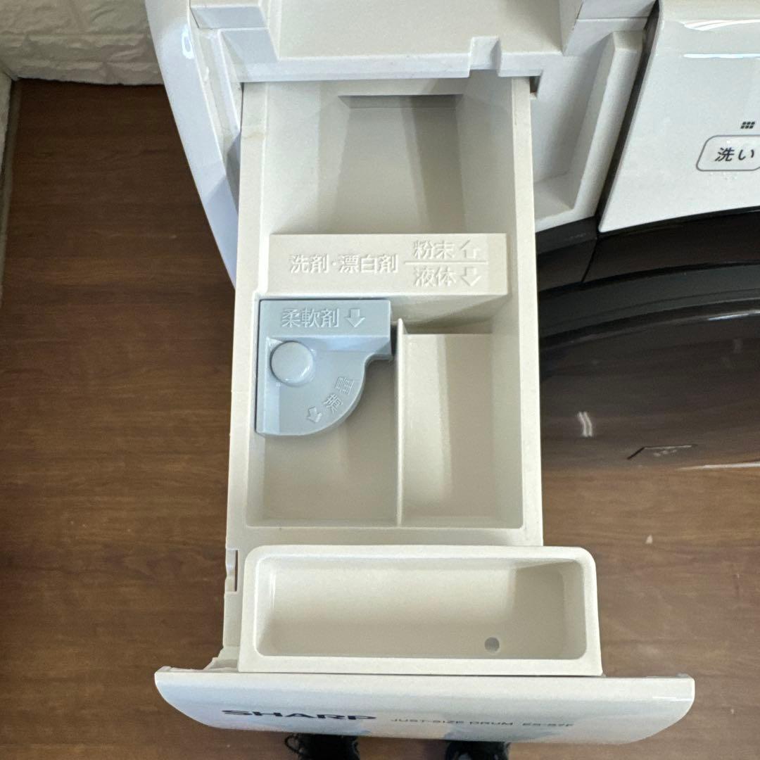 むー　ドラム式洗濯機 ES-S7F-WR 2021年製　容量7キロ　美品