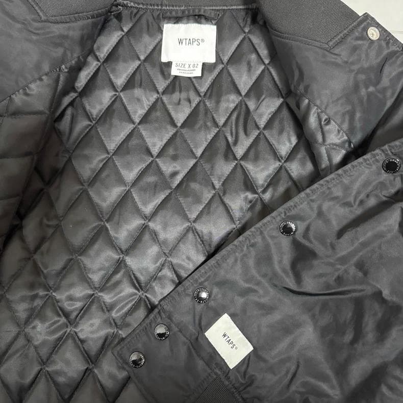 WTAPS ブラック クロスボーン　MA-1ジャケット
