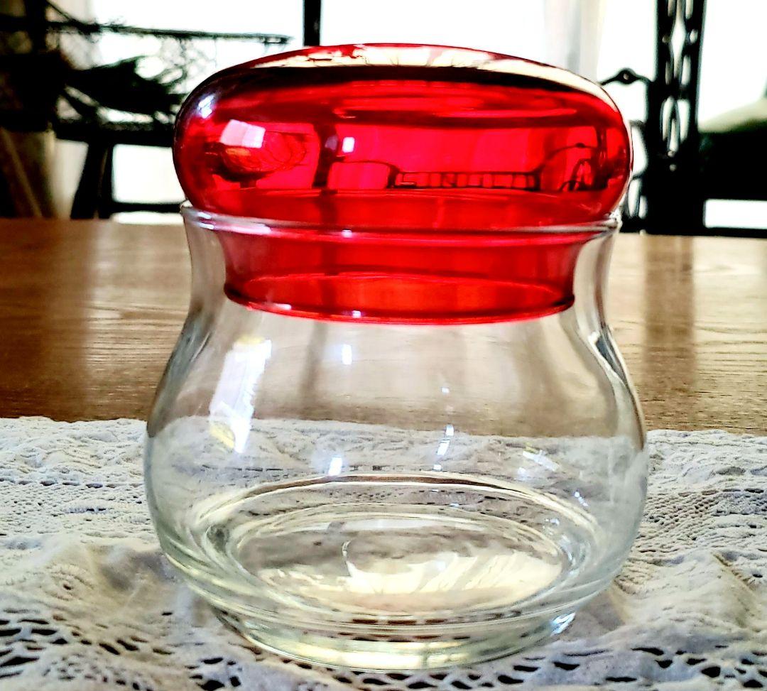 アデリア ガラス キャニスター キャンディーポット 3個セット 新品