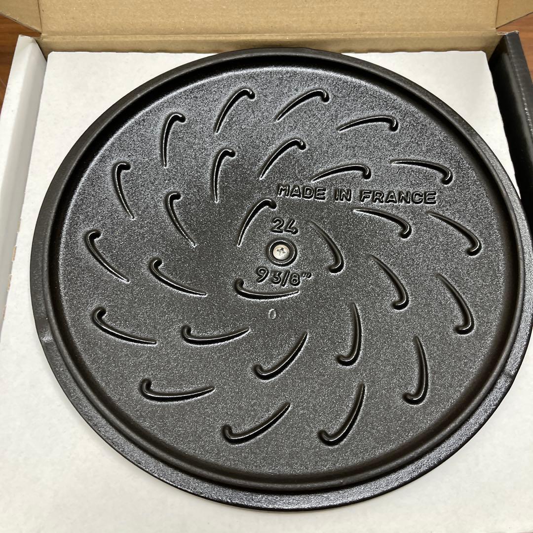 【未使用】ストウブ Staub ブレイザー ソテーパン ブラック 24cm