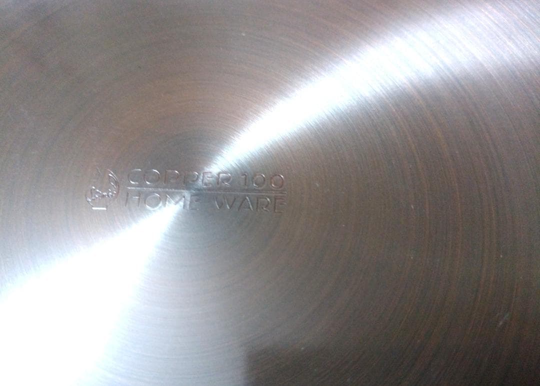 新光堂　新光金属 COPPER100 純銅 銅鍋 煮込み鍋 未使用 20cm