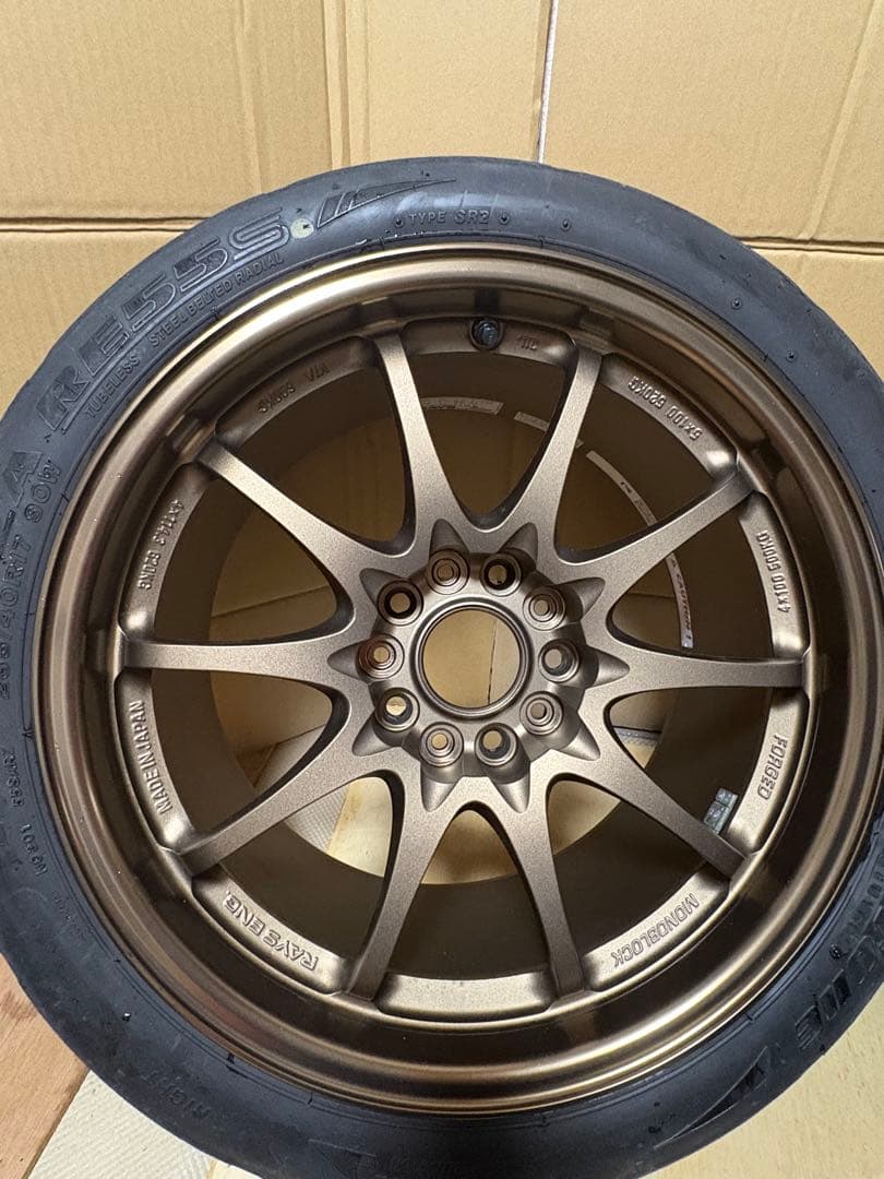 NNN RAYS CE28N SW20 用17インチホイールセット