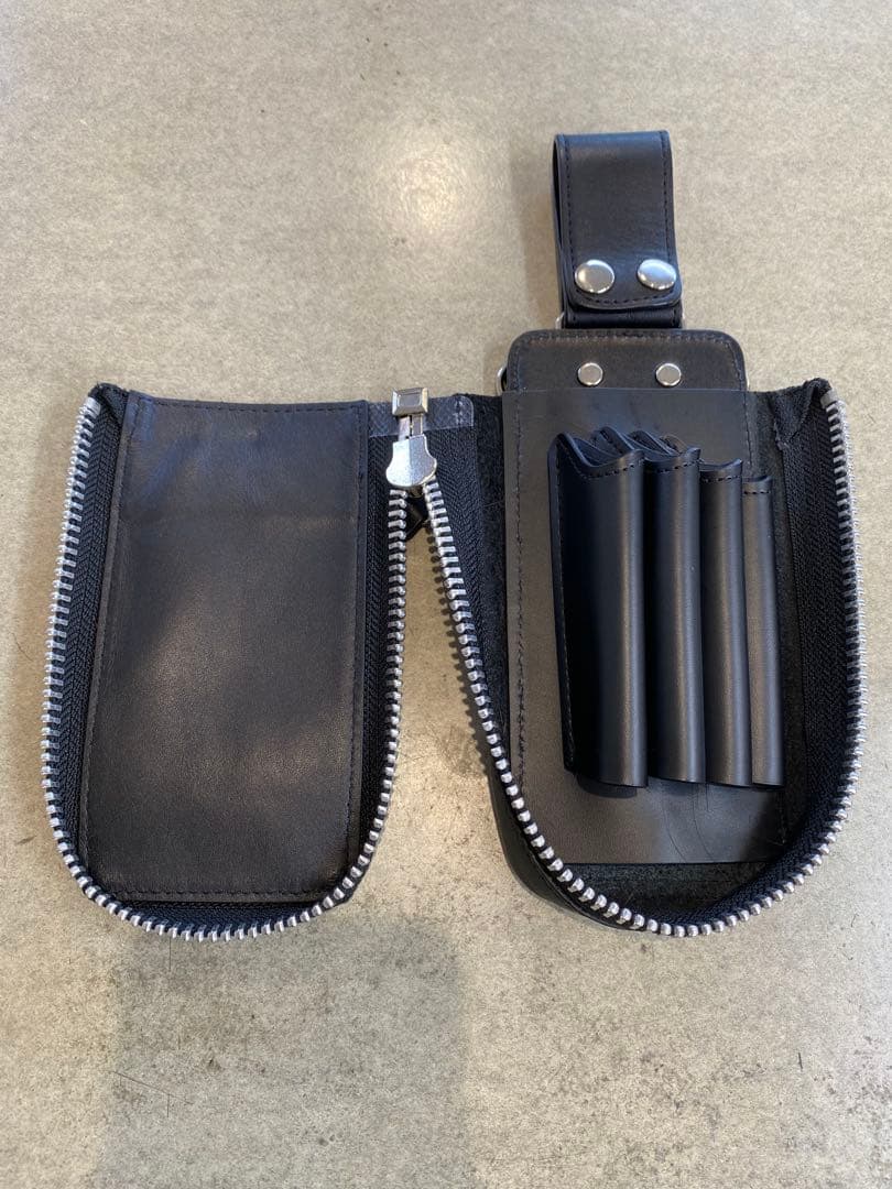 ABBEY × SHINGO KUZUNO シザーケース ブラック