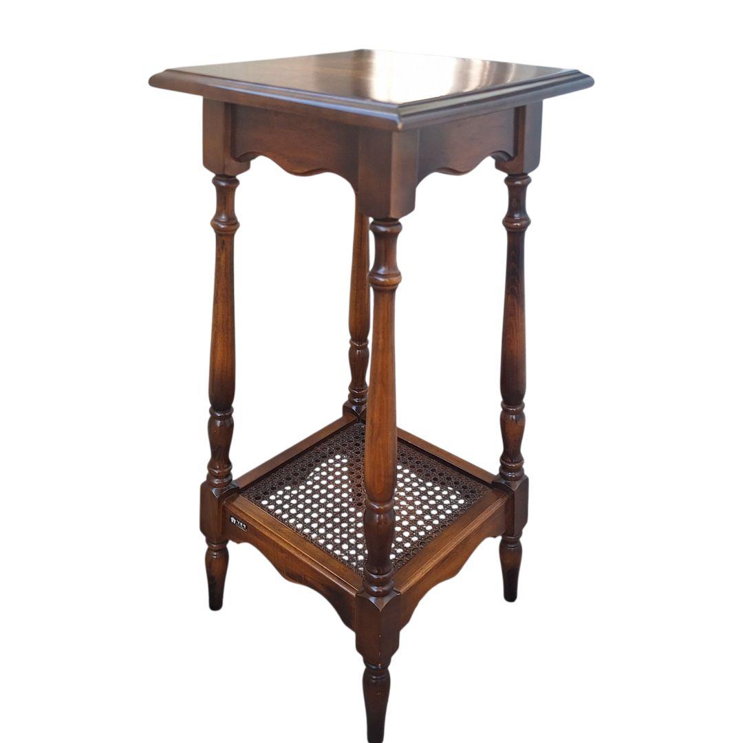 カリモク家具 花台 サイドテーブル 木製 アンティーク 廃盤 希少