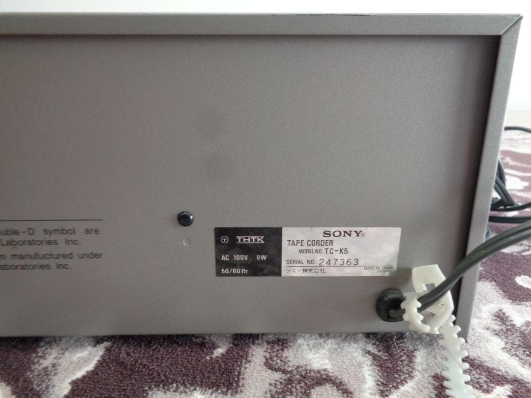 SONY TC-K5 ジャンク