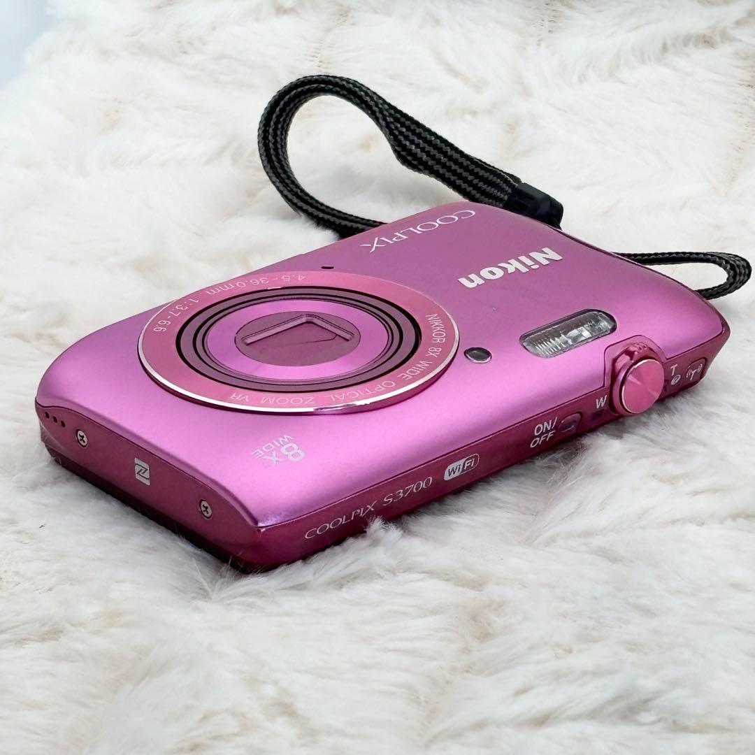 Wi-Fi搭載モデル✨ Nikon COOLPIX S3700 ピンク