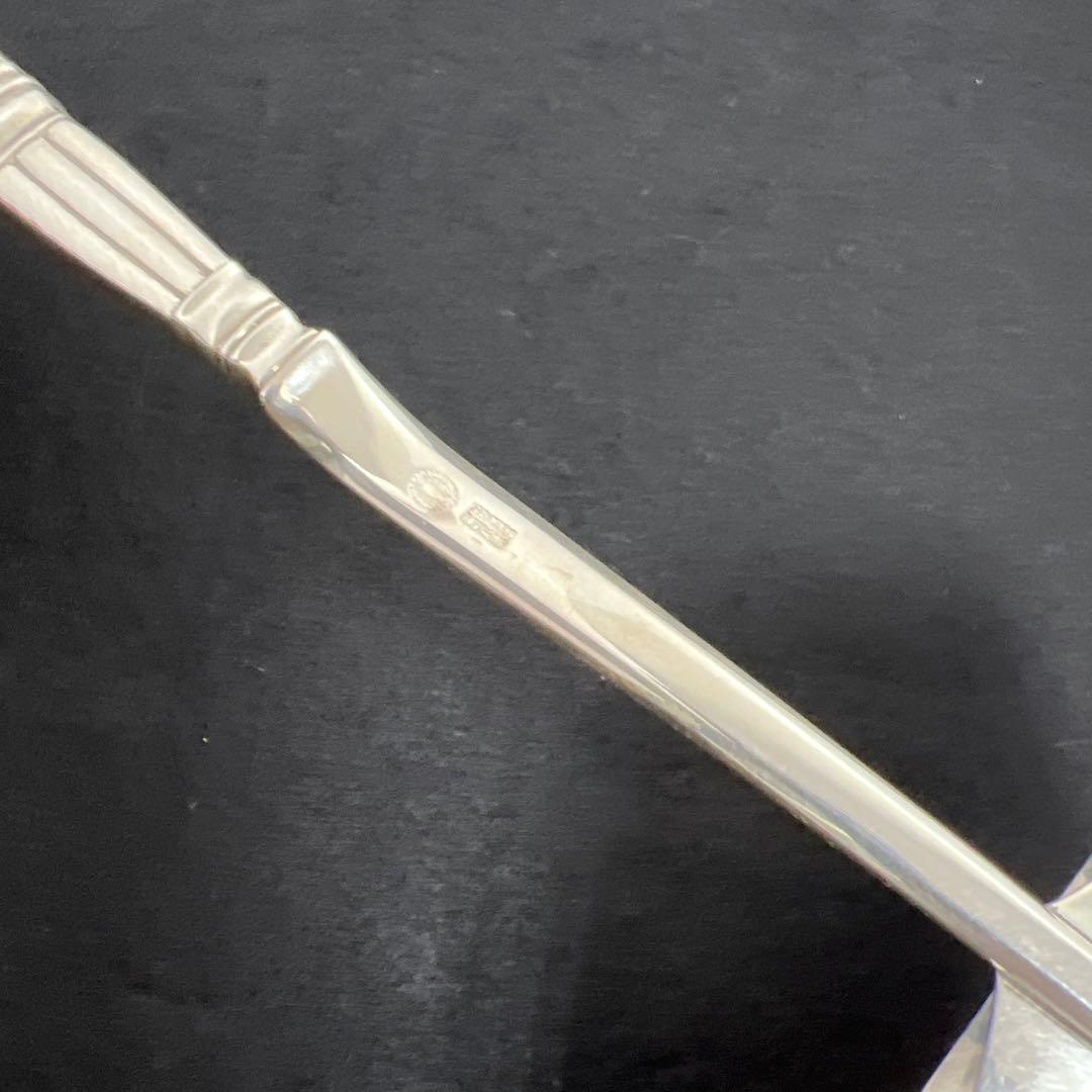 ジョージジェンセンエコーンsterling925特大グレービーレードル　202g