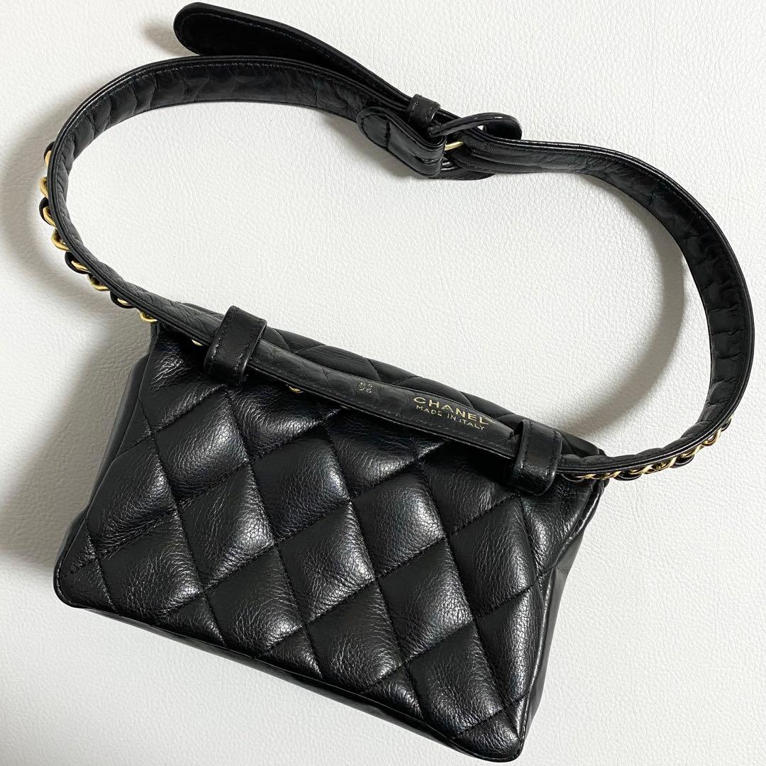 CHANEL / マトラッセ ココマーク ベルトバッグ ウエストバッグ