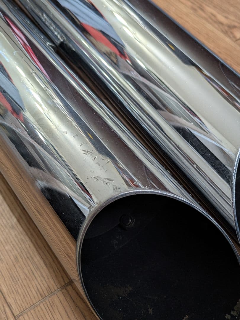 モーターステージ　76スラッシュ　スポーツスター　マフラー　スリップオン　ブラス