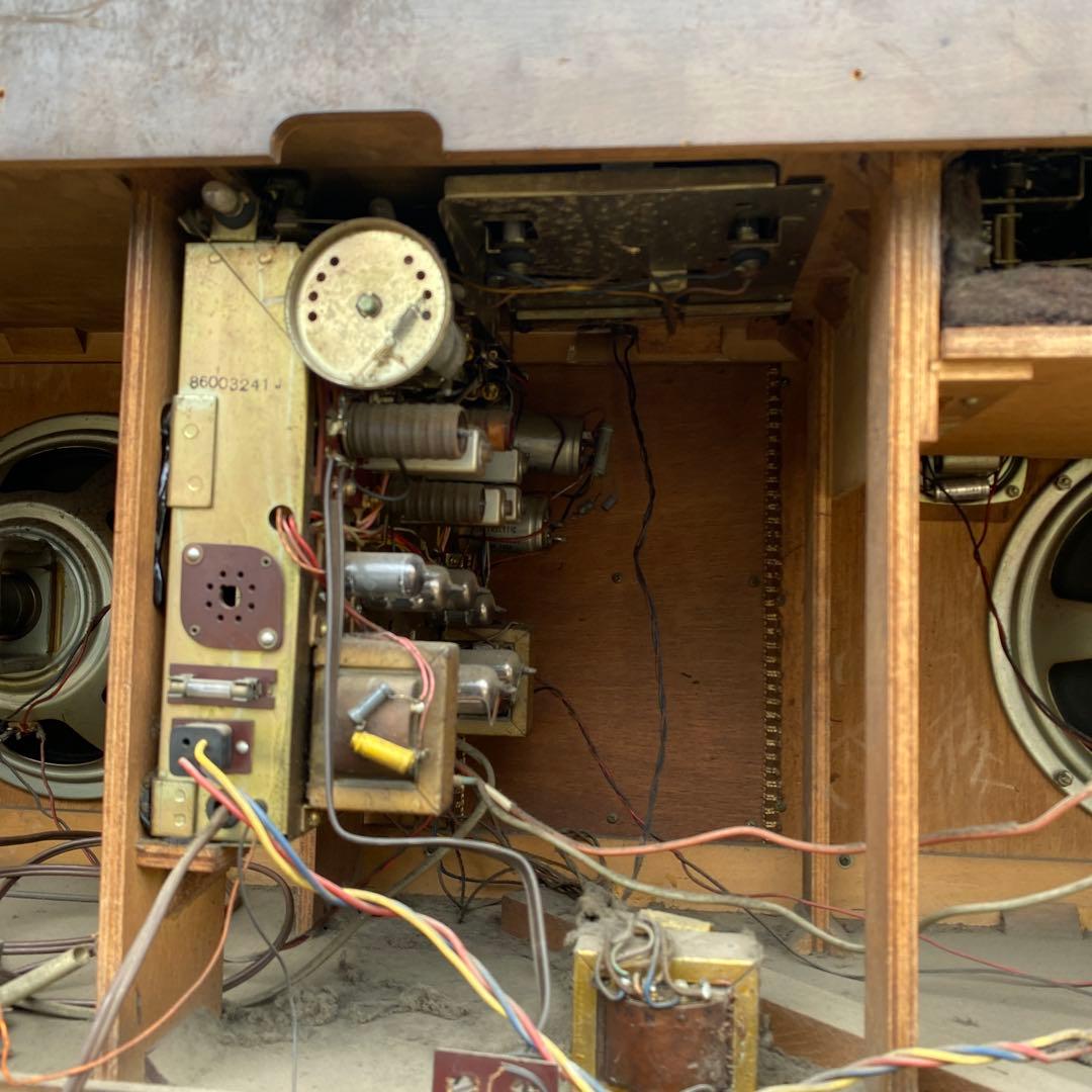 日立 昭和レトロ ミッドセンチュリー レコードプレーヤー インテリア