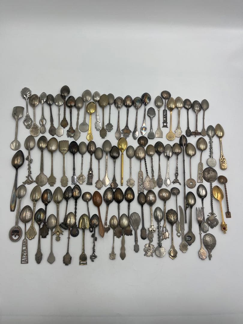 海外　アンティーク　スプーン　シルバー　海外観光地装飾　まとめ売り