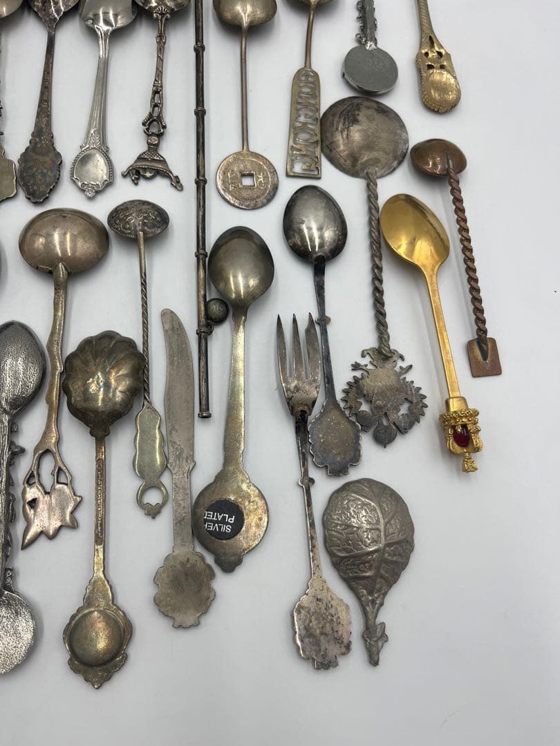 海外　アンティーク　スプーン　シルバー　海外観光地装飾　まとめ売り