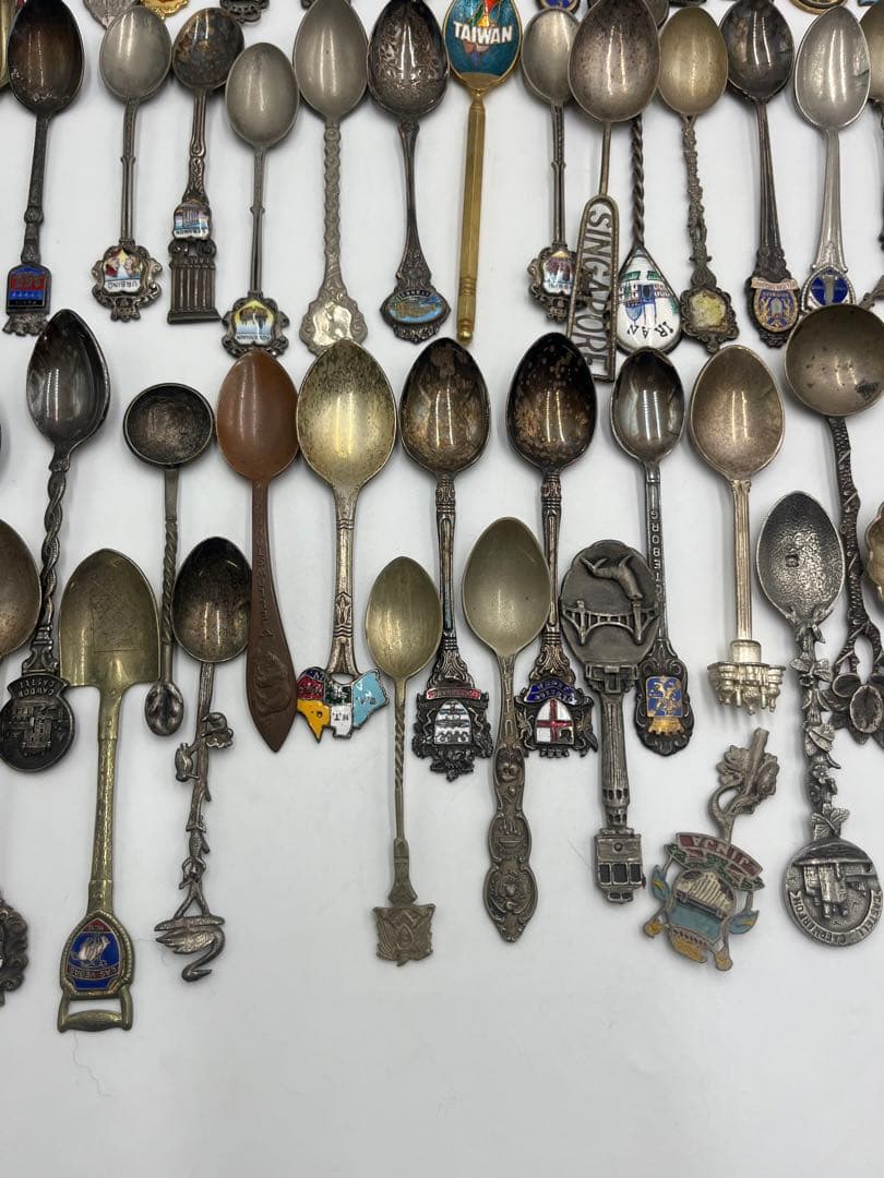 海外　アンティーク　スプーン　シルバー　海外観光地装飾　まとめ売り