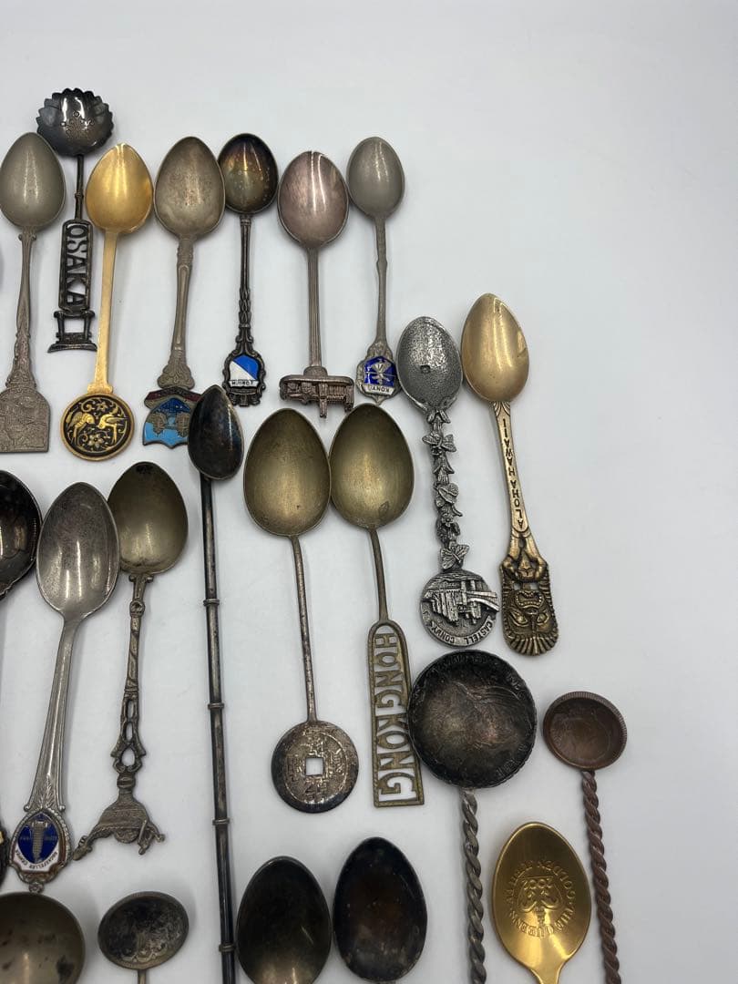 海外　アンティーク　スプーン　シルバー　海外観光地装飾　まとめ売り