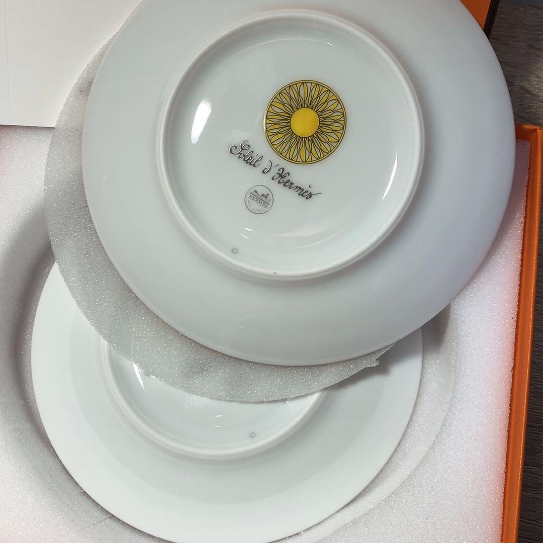 まとめ買い歓迎HERMES ソレイユ ドゥ パンプレート 14cm×2枚セット