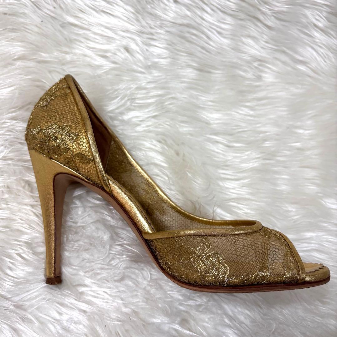 MANOLO BLAHNIK 良品✨マノロブラニク オープントゥサンダル