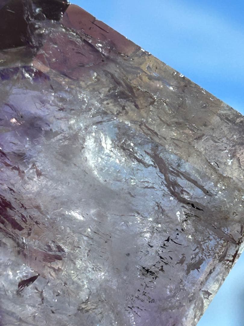 ファントムアメジスト　ミニタワー　天然石　置物