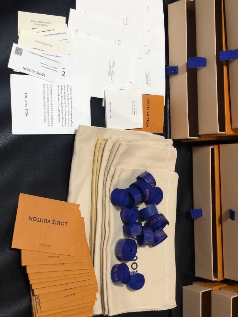 最終価格　ルイヴィトン　財布空箱47箱　保存袋　リボン　付属品　まとめ売り