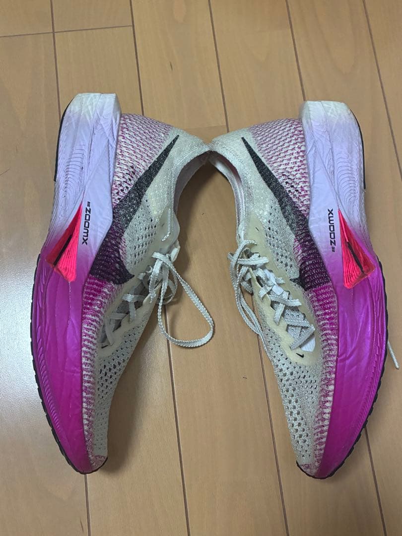 ZOOMX VAPORFLY NEXT% 3 白紫 28cm 箱無し