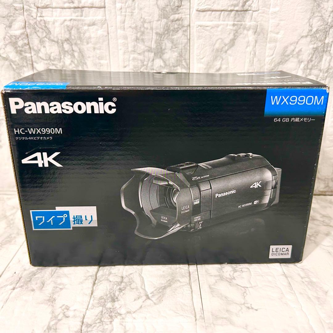 【動作品】Panasonic HC-WX990M 4K ビデオカメラ 動作確認済