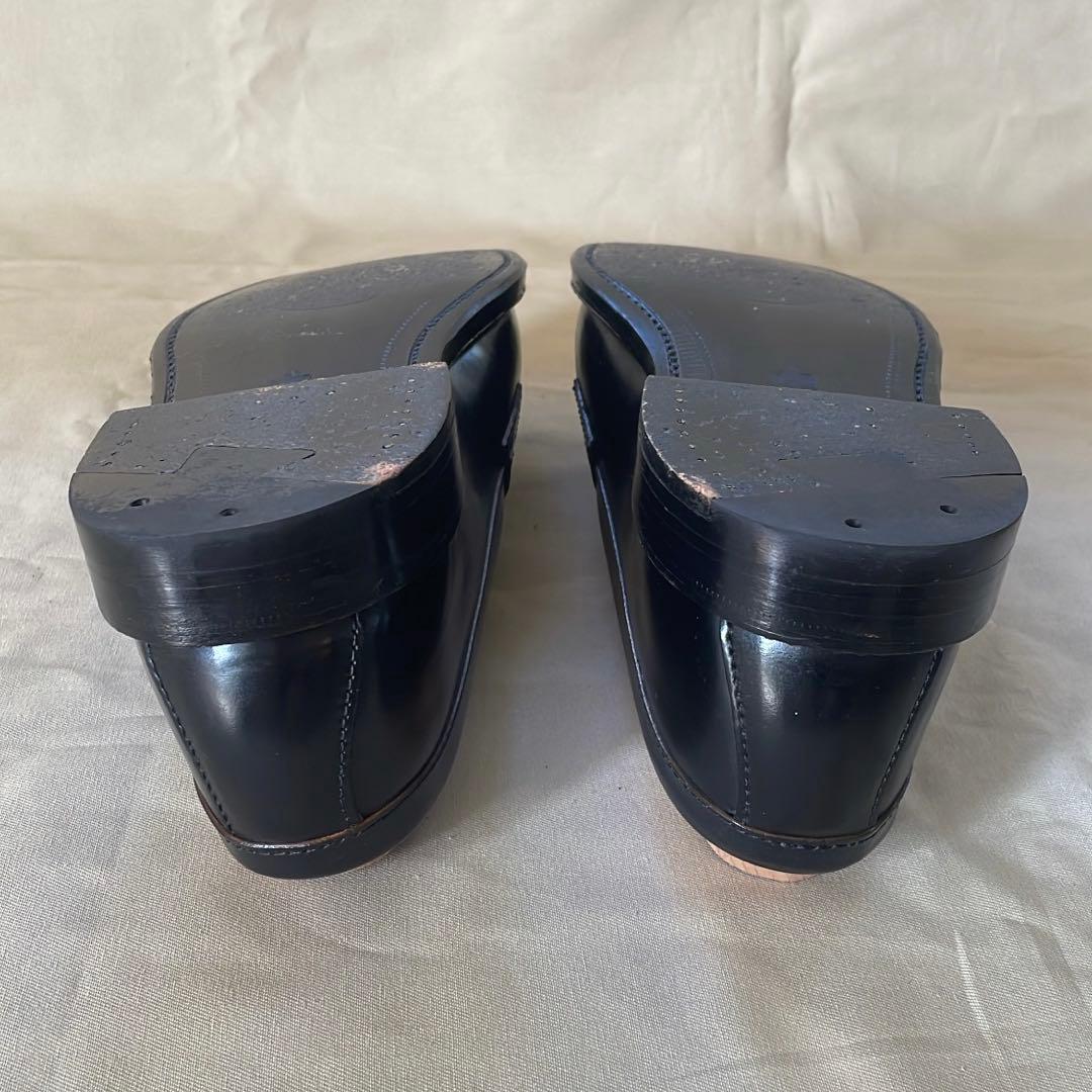 【極美品】オールデン ALDEN 987 ブラック コードバン ペニーローファー