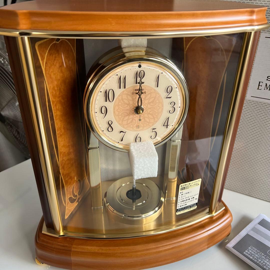 レア✨新品未使用✨SEIKO セイコー 置き時計 HW577B 箱付き　置時計