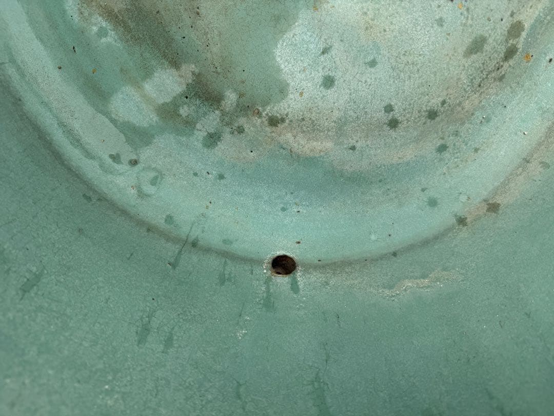 特大メダカ鉢　睡蓮鉢　洋風　インテリア　希少 陶磁器　焼き物　ピータン　皮蛋　甕