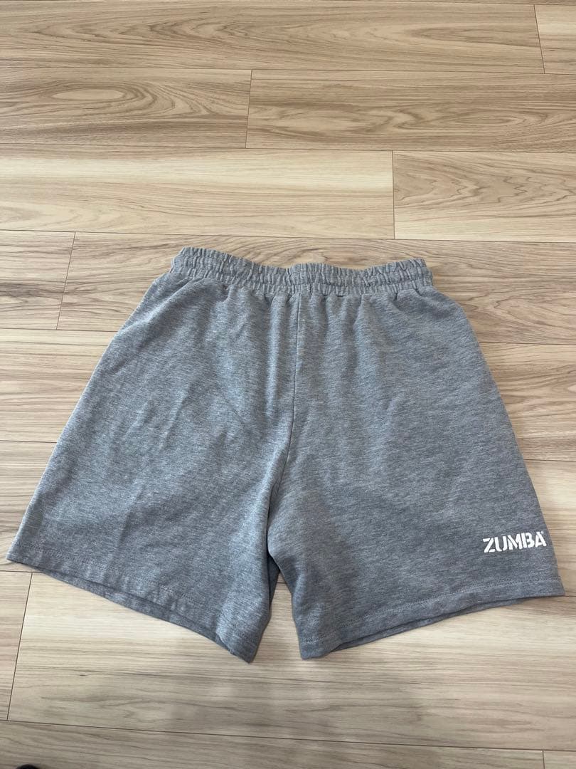 ZUMBA ハーフパンツ　デニム　グレー　Ｓ