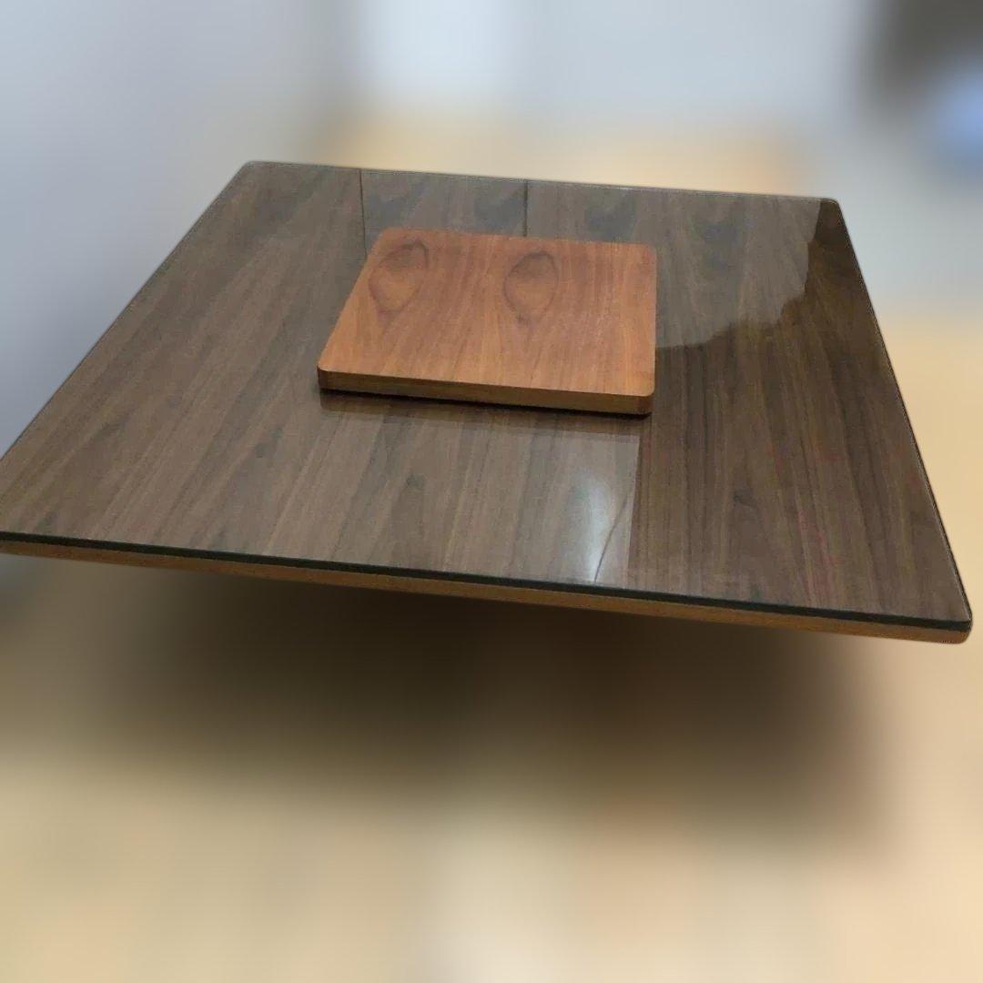 climb　 木製 ローテーブル 強化ガラスセンターテーブル 250831