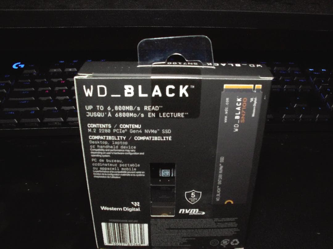 WD_BLACK SN7100 500GB NVMe SSD ①