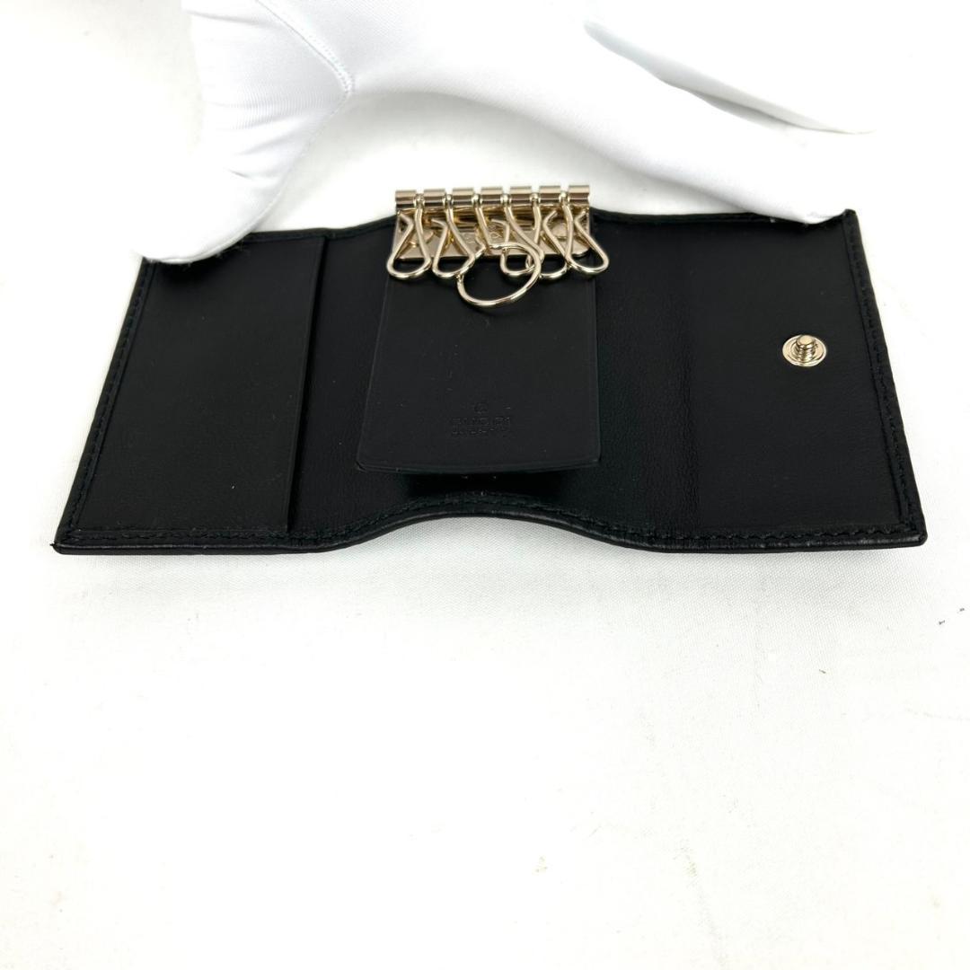【イタリア製】グッチ GUCCI キーケース　キーホルダー　ブラック