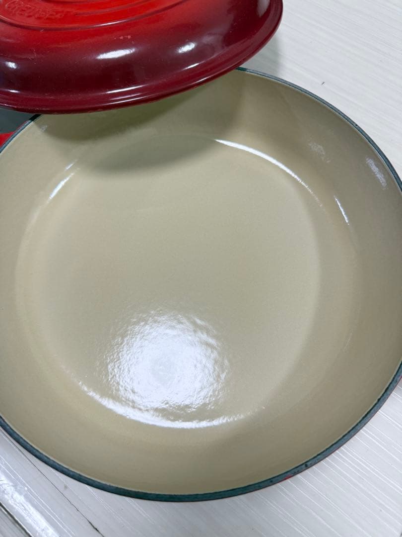 LE CREUSET 鋳鉄鍋 26cm レッド