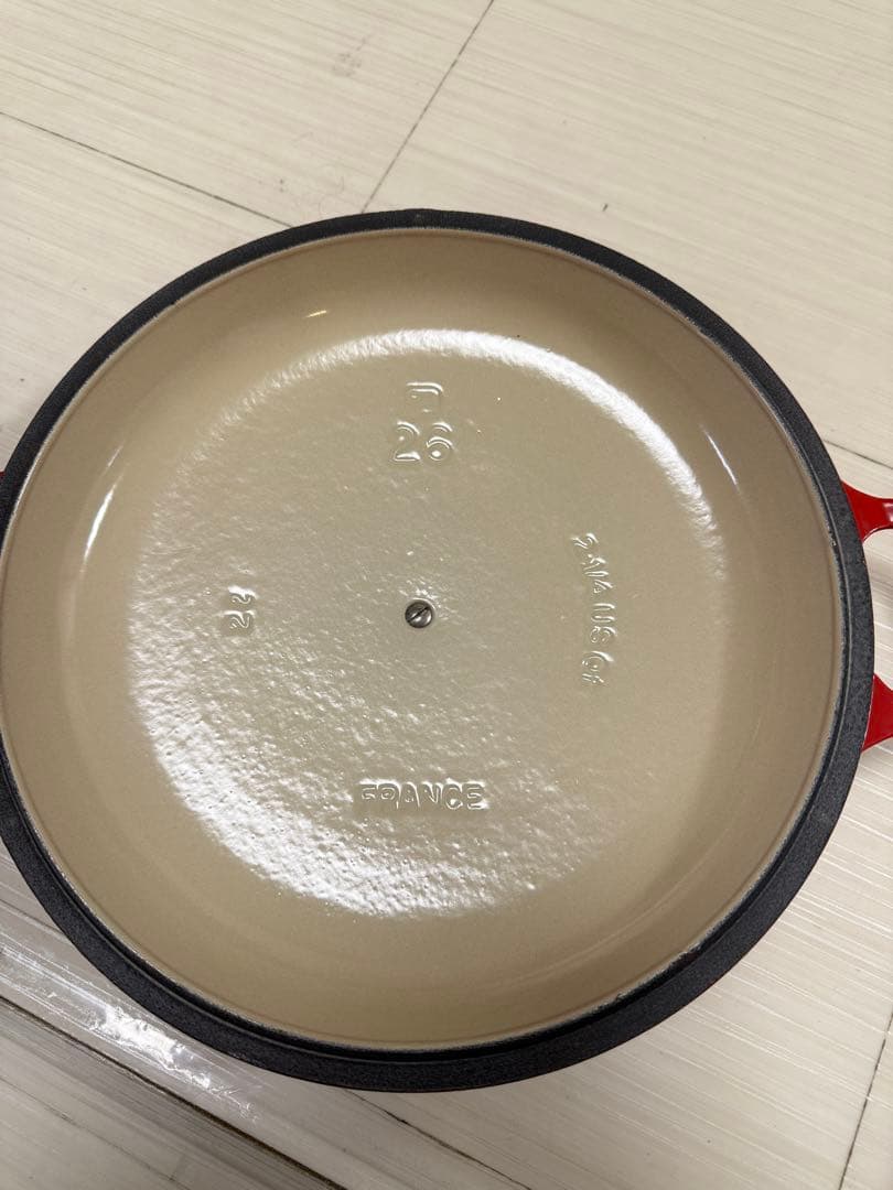 LE CREUSET 鋳鉄鍋 26cm レッド