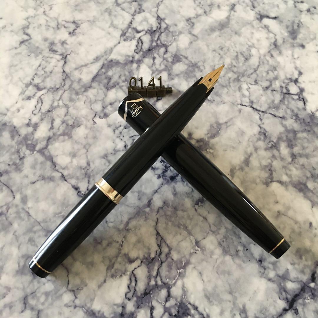 #0141 オーバーホール済み 万年筆 SAILOR ショート21k