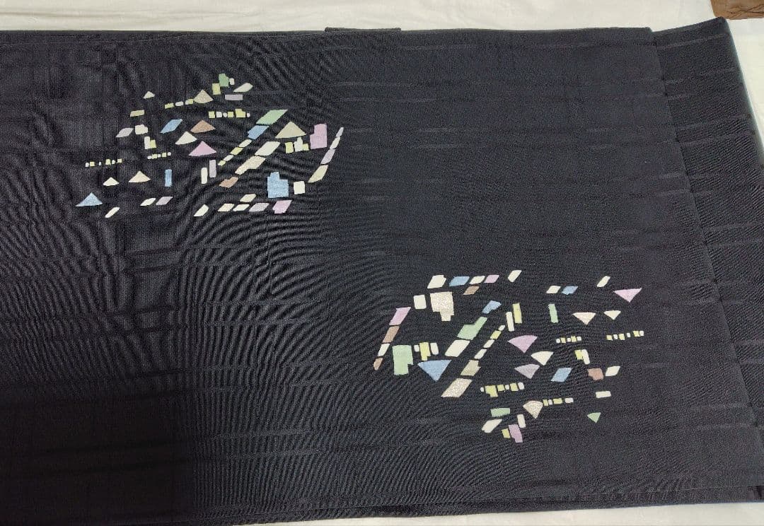 蓄光　夜景柄袋帯　 暗闇で光る