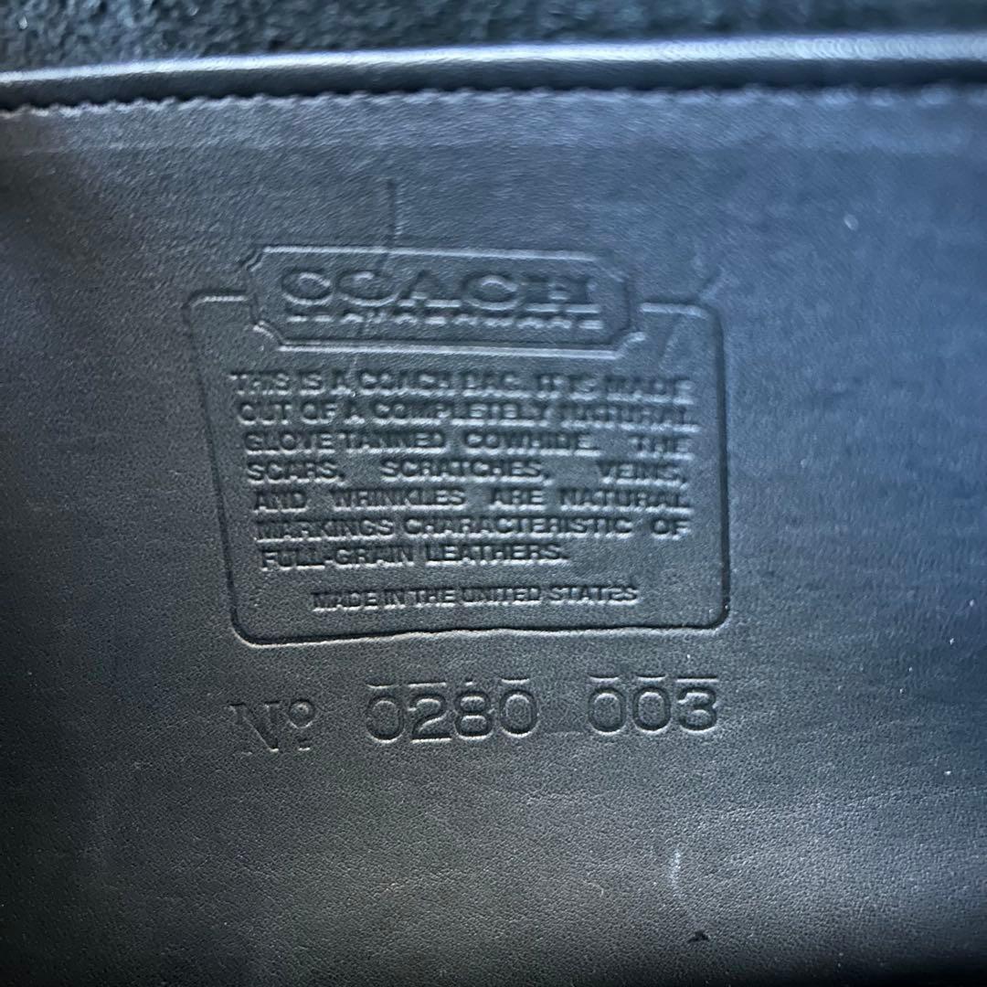 クリーニング済 old coach 9755 Pocket Purse 80s