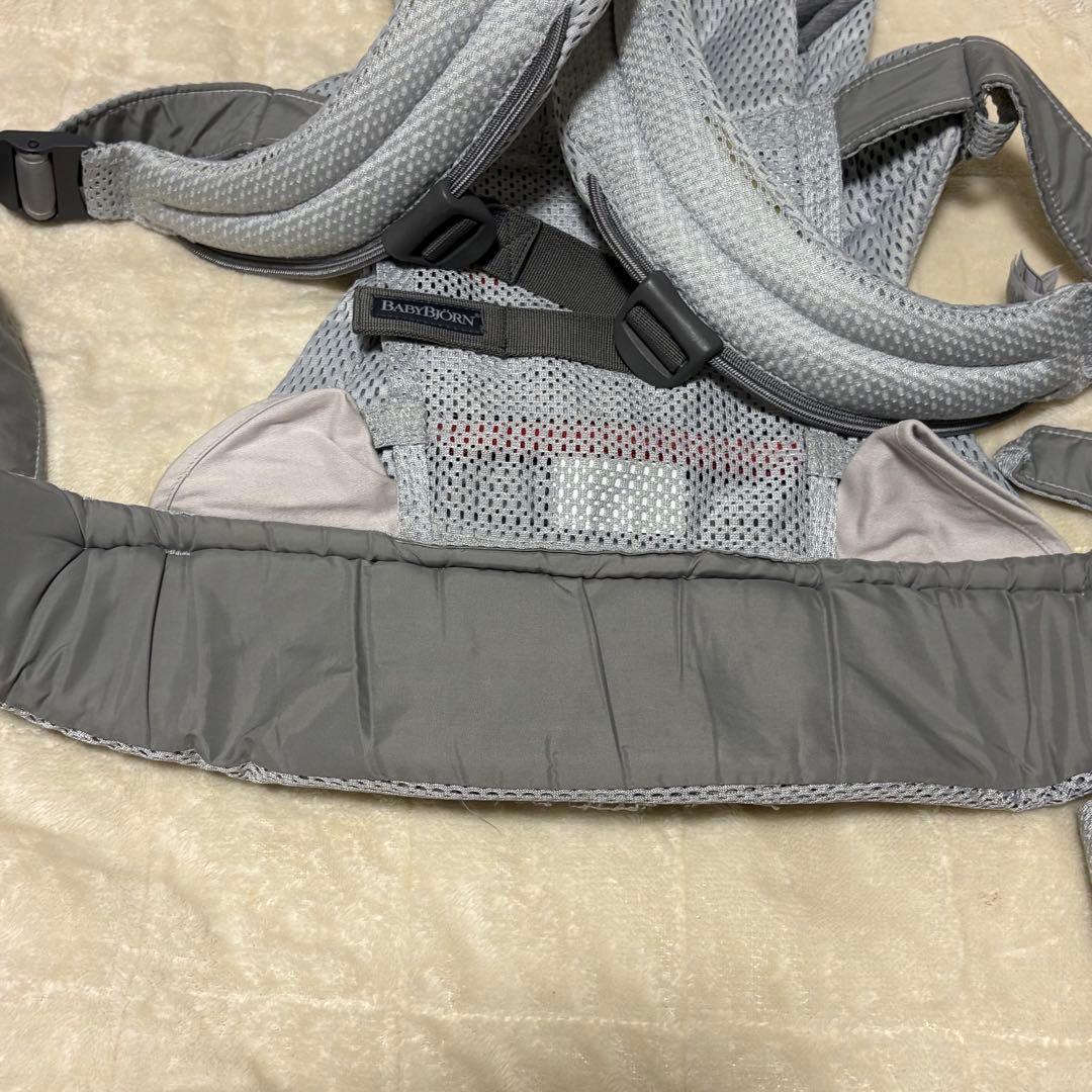 [美品] ベビービョルン　ハーモニー　抱っこ紐　シルバー　グレー