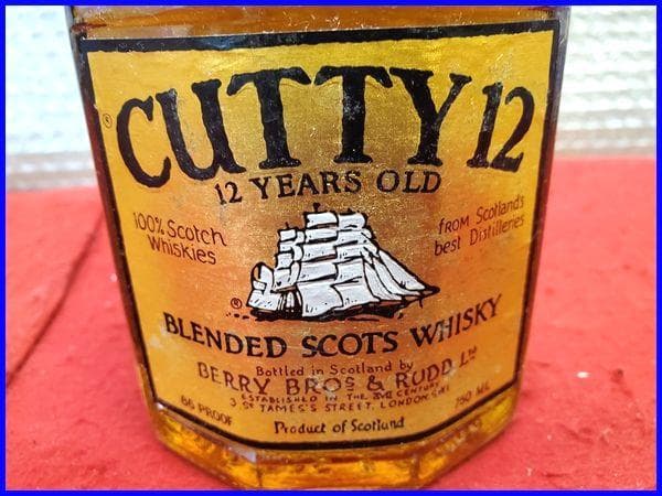 古酒2本 スコッチウィスキー CUTTY12 /BURN STEWART12年