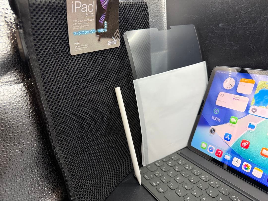 美品88%256GBipad pro 第3世代ペンシルアップルAI純正キーボード