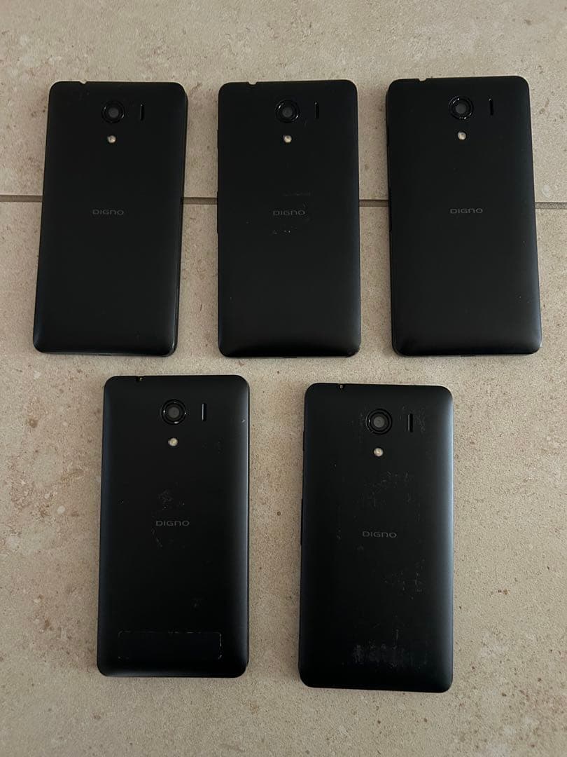 SIMフリー 602KC DIGNO G 液晶5.0 5台セット