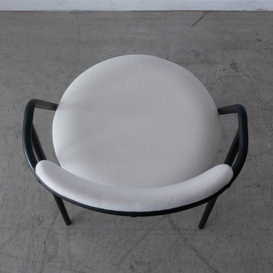 ダイニングチェア アイアン　アイボリー