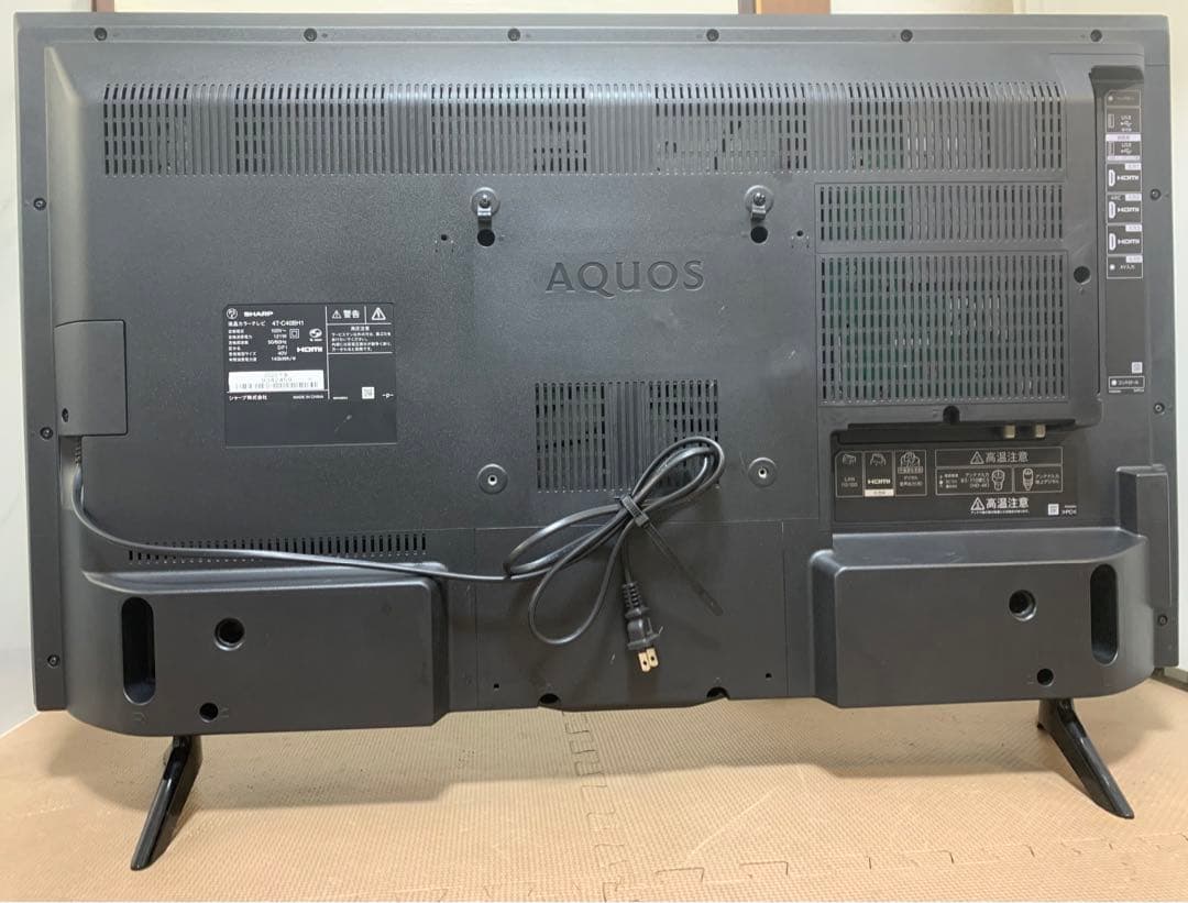 シャープ4T-C40BH1 40型2020年製⭕️4K液晶テレビ