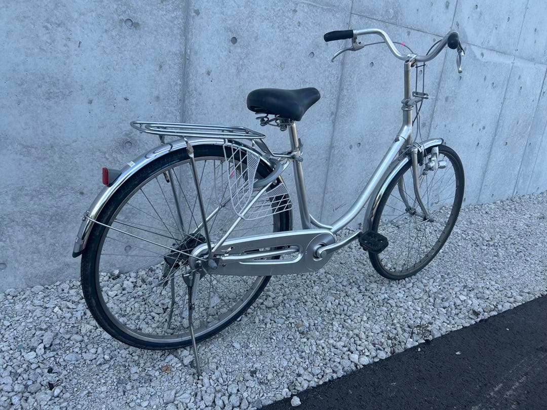 R14 愛知 ブリヂストン E60U1 B1B エブリッジ 26インチ シルバー